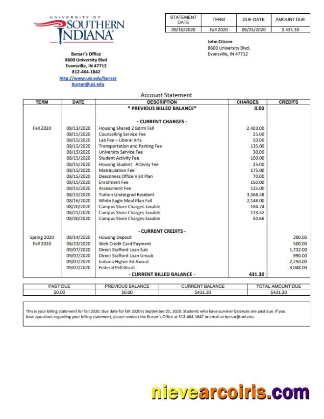 USA University of Southern Indiana